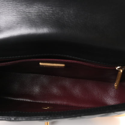 Chanel Calfskin Quilted Rock The Corner Flap Black 5 of 10