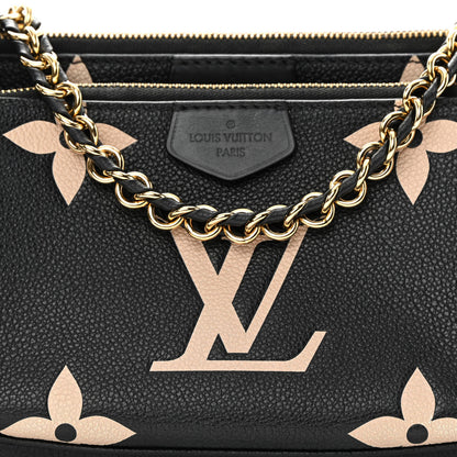 Louis Vuitton Empreinte Monogram Giant Multi Pochette Accessories Black Beige 8 of 18