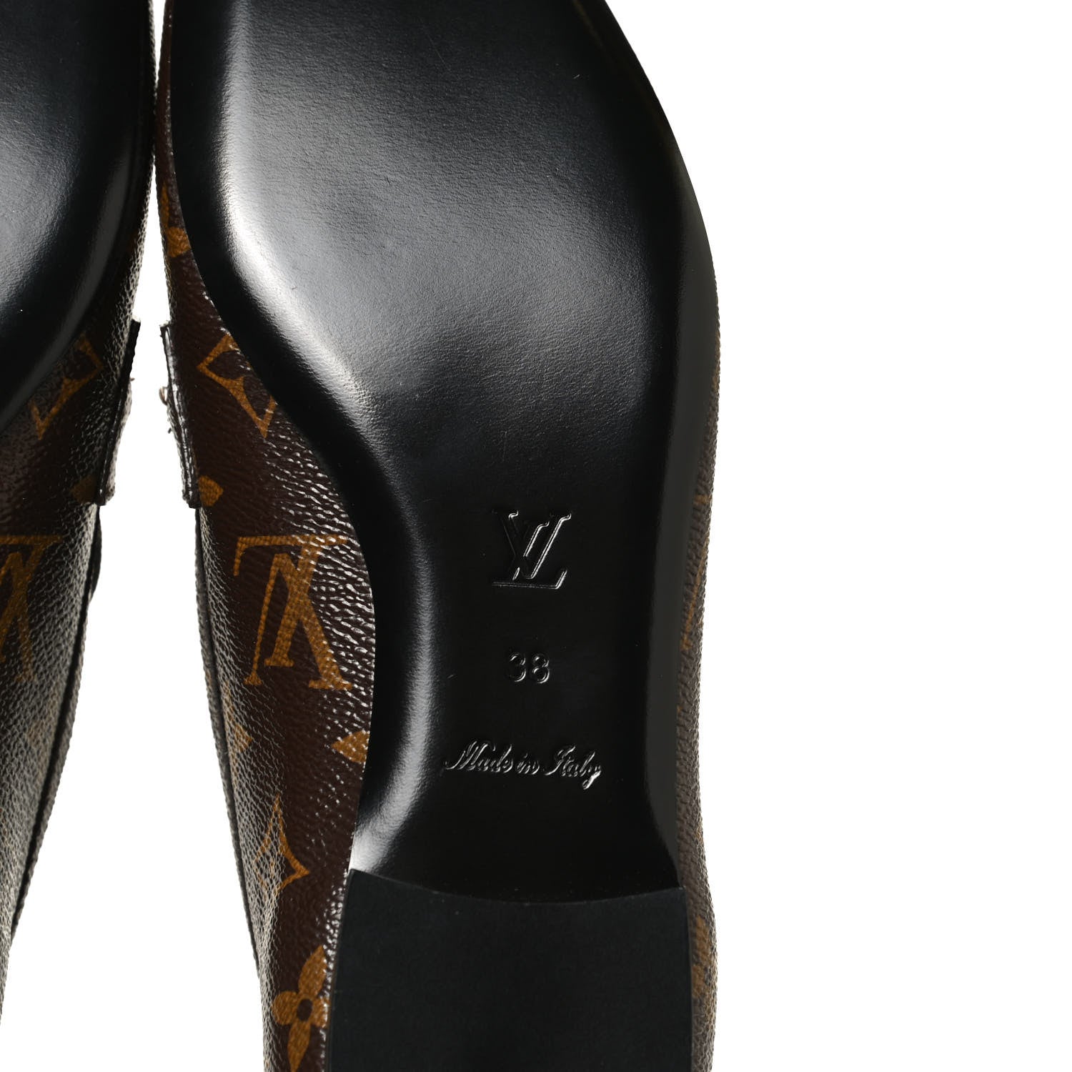 Louis Vuitton Monogram Upper Case Flat Loafer 38 8 of 10