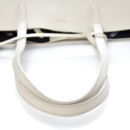 Saint Laurent Calfskin Large Shopping Tote Porcellana 12 of 12