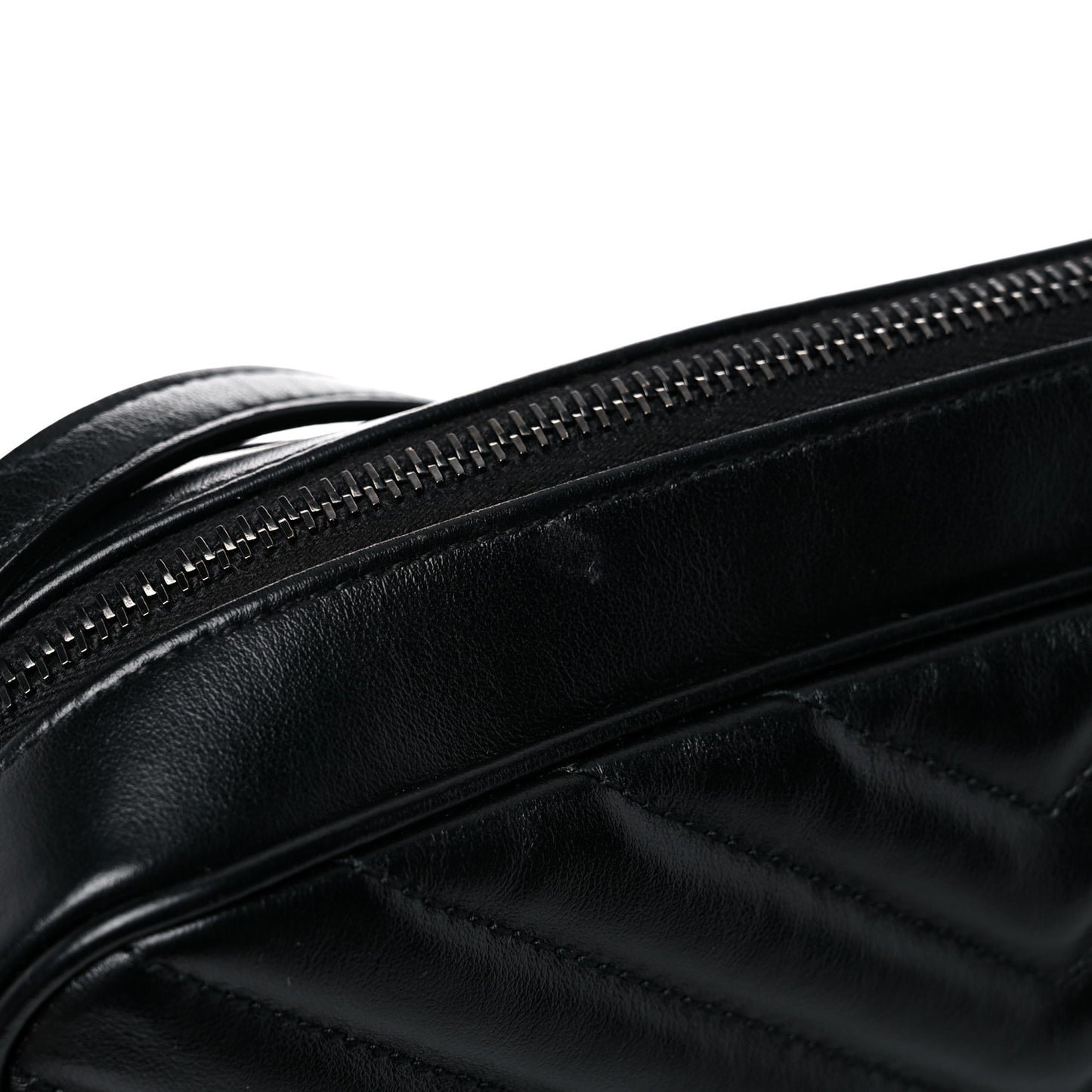 Calfskin Matelasse Monogram Lou Camera Bag Black