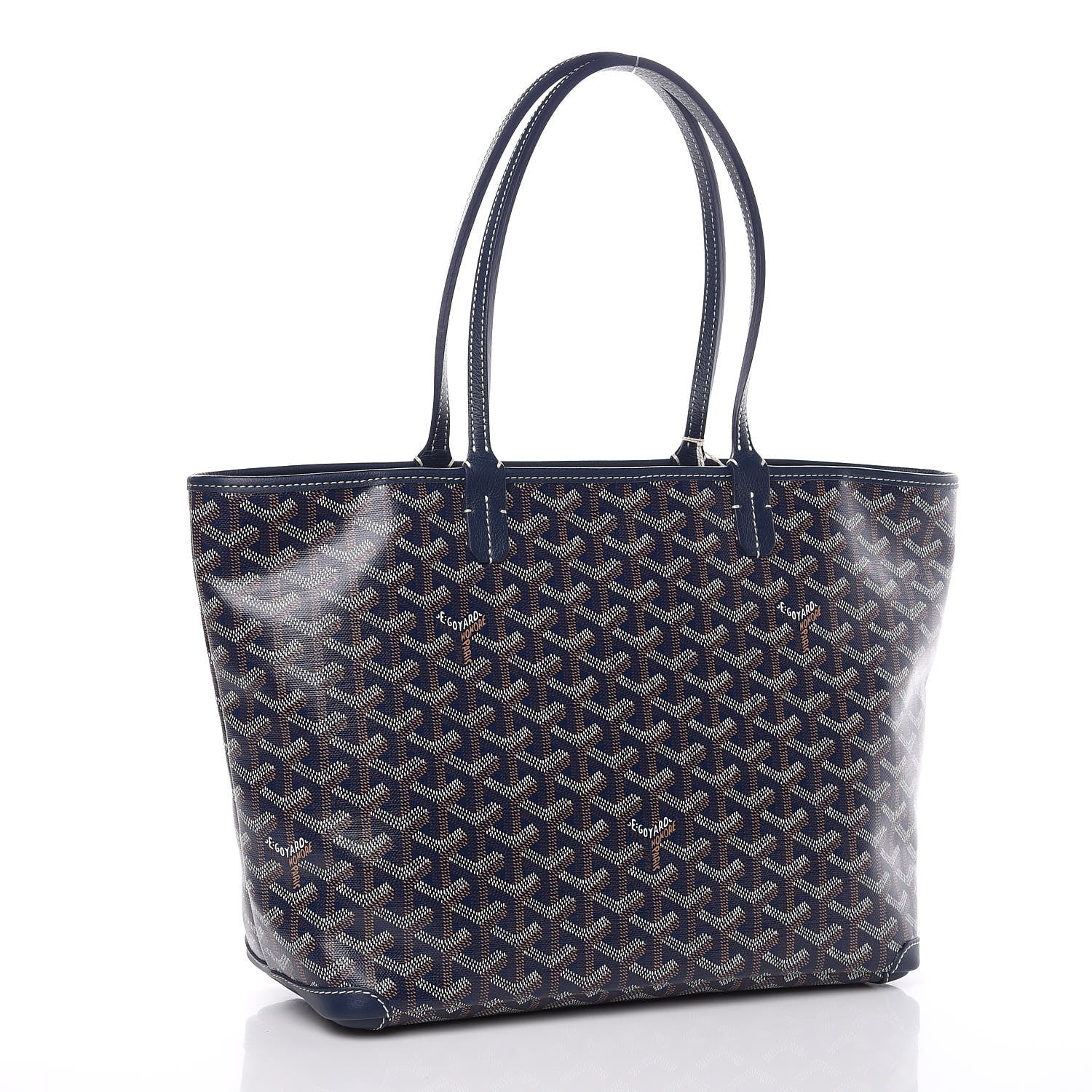 Goyard Goyardine Artois PM Navy 3 of 8