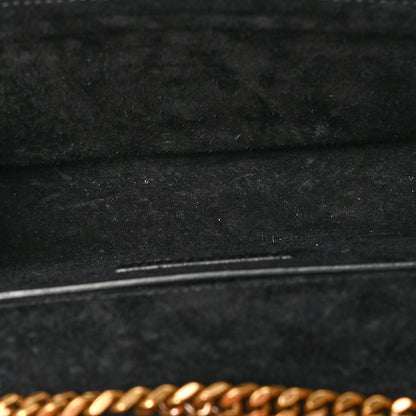 Saint Laurent Metallic Calfskin Small Classic Monogram Kate Tassel Satchel Gold 4 of 11