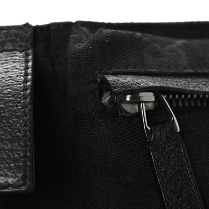 Gucci GG Monogram Double Pocket Belt Bag Black 12 of 13