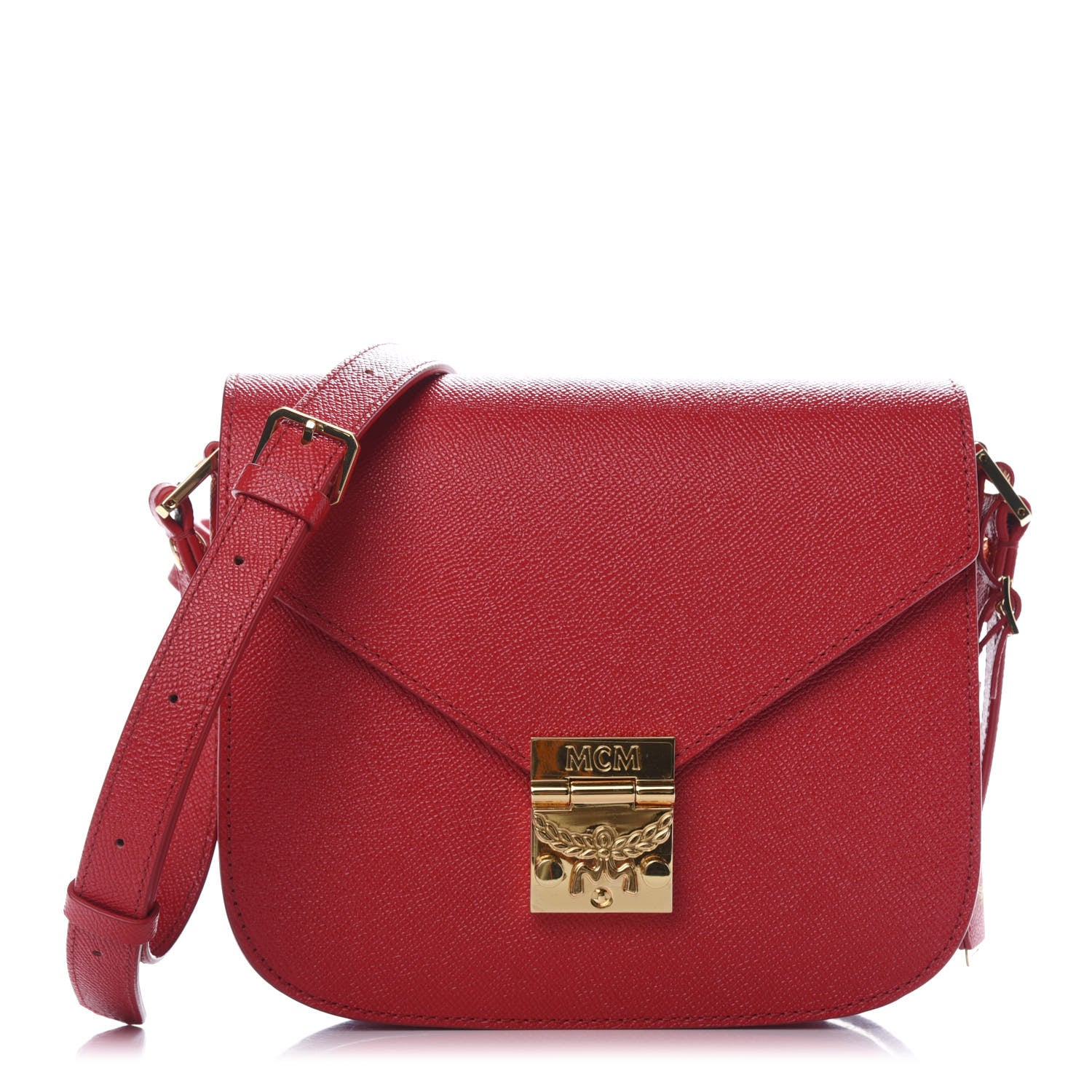 MCM Park Avenue Calfskin Small Patricia Crossbody Bag Red 1 of 10