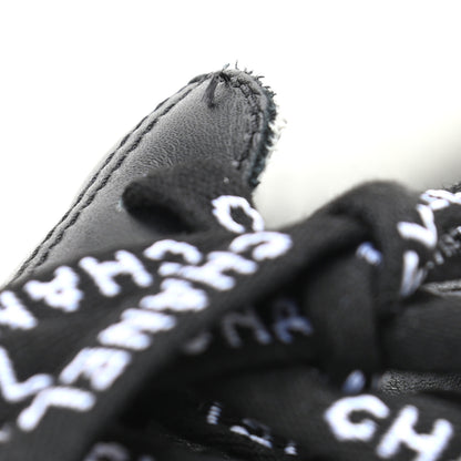 Chanel Calfskin CC Womens Sneakers 37 Black 9 of 9
