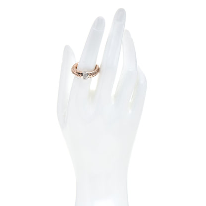 Roberto Coin 18K Rose White Gold Diamond Primavera Ring 53 6.5 2 of 5