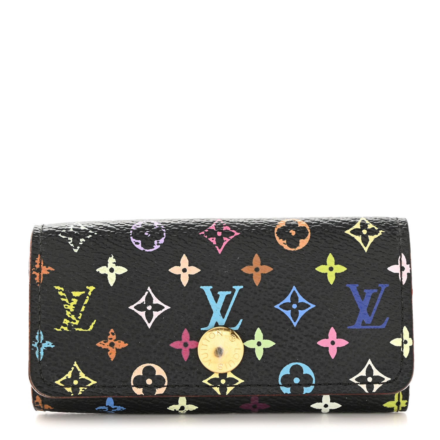 Louis Vuitton Monogram Multicolor Multicles 4 Key Holder Black Grenade 1 of 9