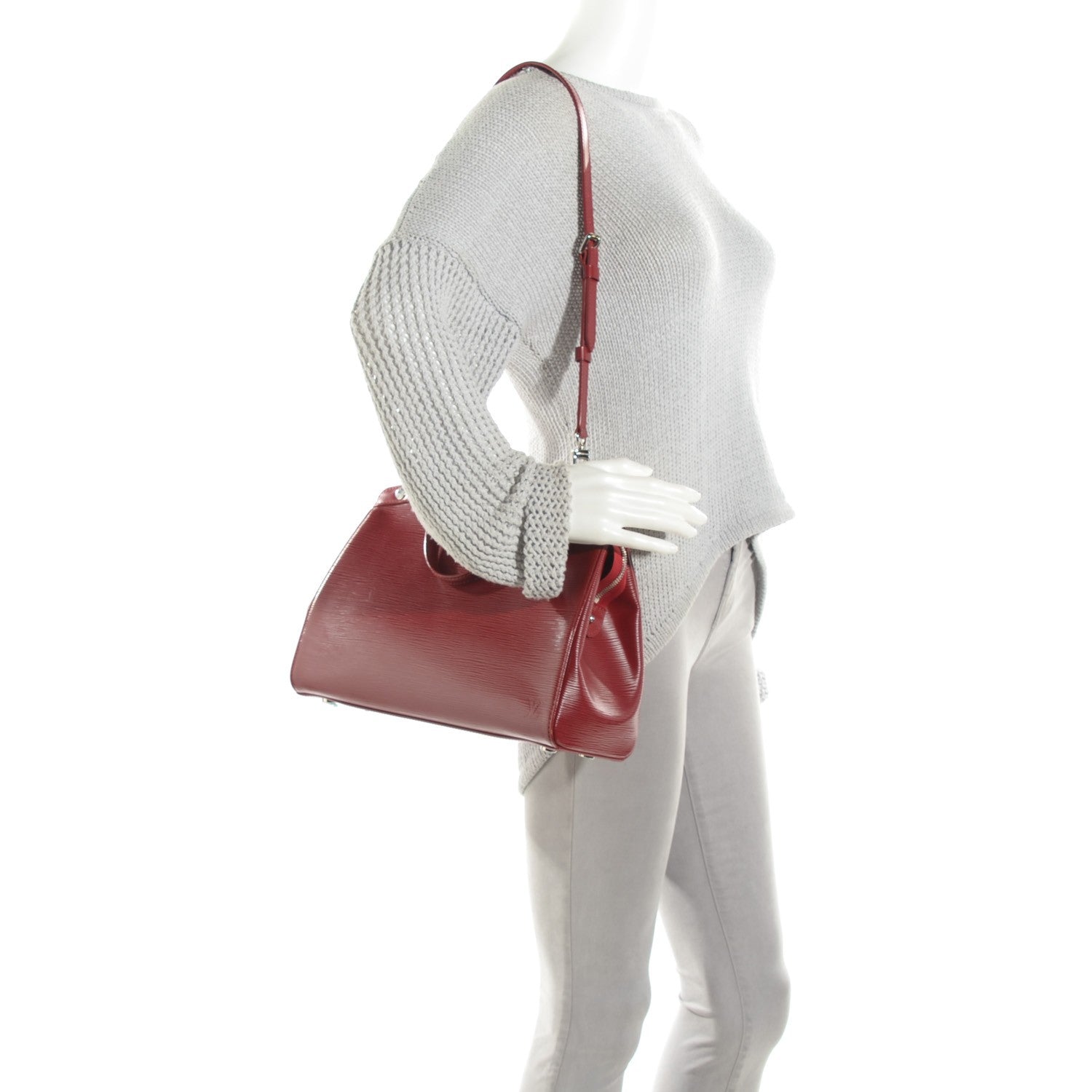 Louis Vuitton Epi Brea MM Rubis 2 of 7