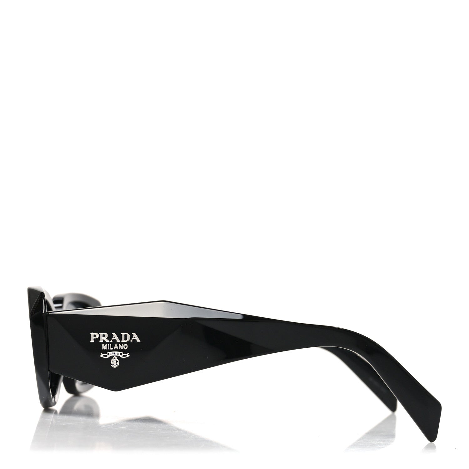 Prada Acetate Symbole Sunglasses SPR 17W Black 3 of 7