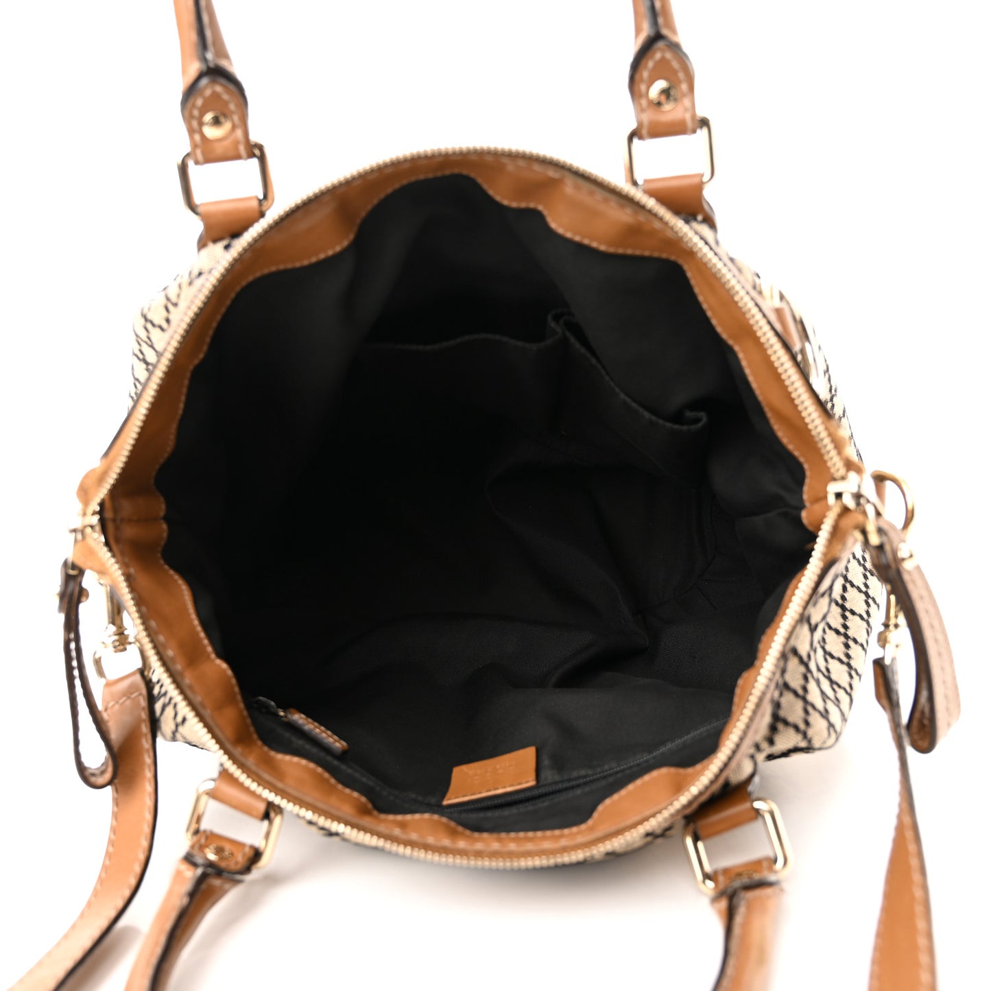 Diamante Medium Sukey Top Handle Bag Beige Brown