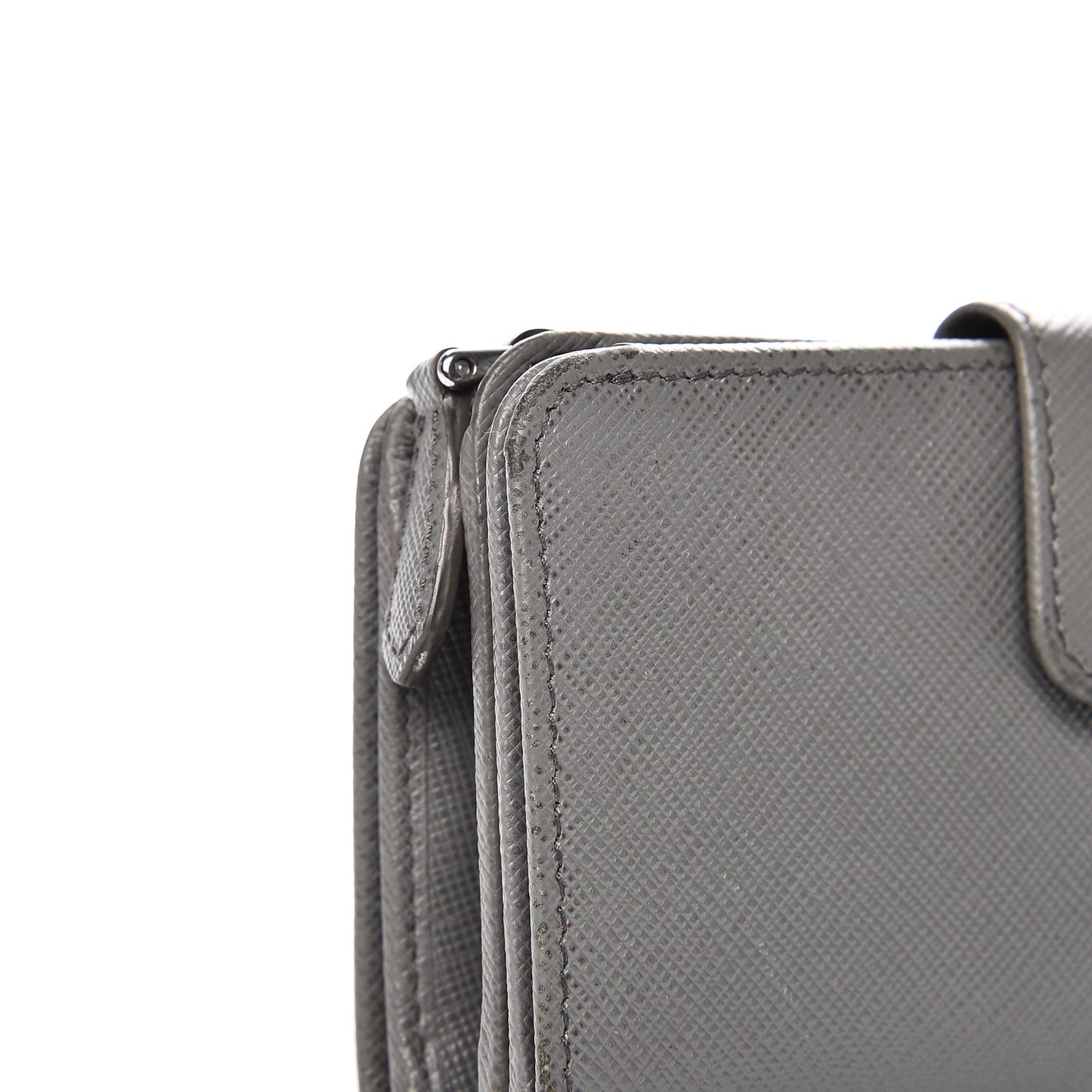 Saffiano Metal Compact Wallet Marmo