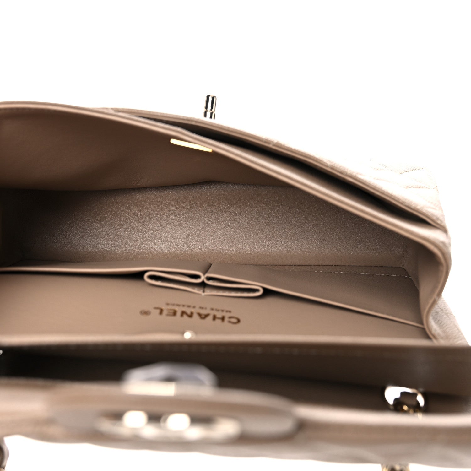 Chanel Caviar Quilted Small Double Flap Beige 5 of 9