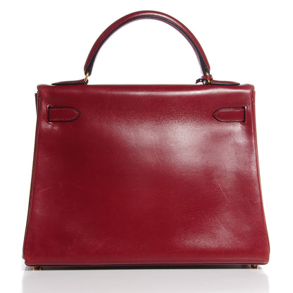 Hermes Box Kelly Retourne 32 Rouge H 4 of 28
