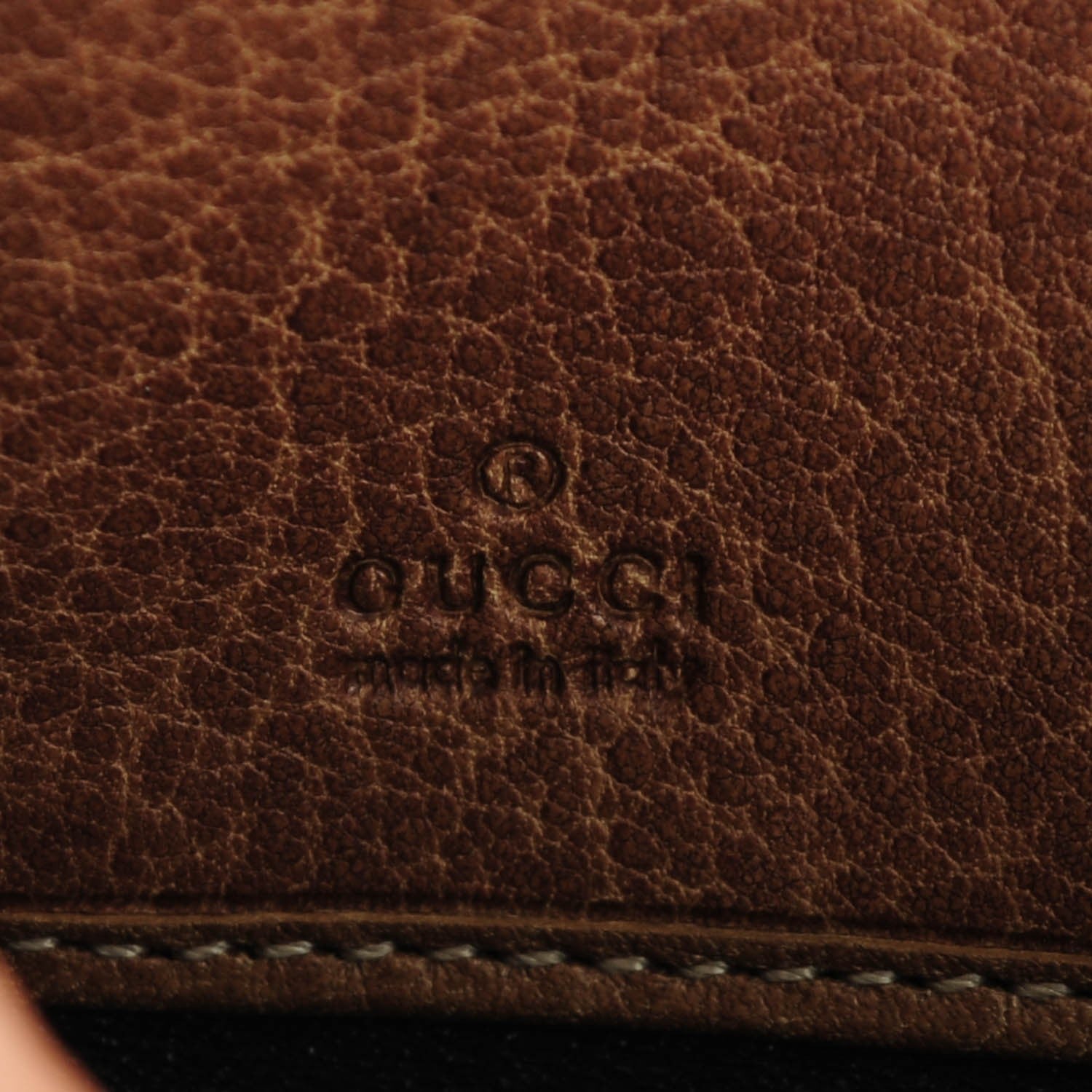 Gucci Guccissima Bamboo Tassel Zip Around Wallet Light Brown 6 of 7