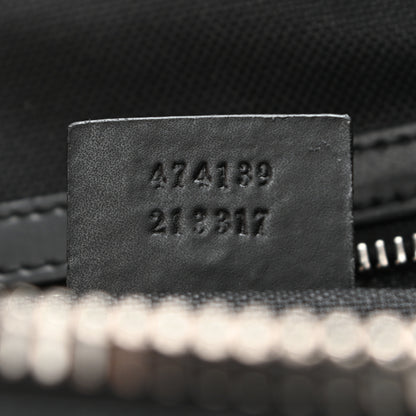 Gucci Soft GG Supreme Monogram Appia Calfskin Web East West Messenger Bag Black Grey 7 of 11