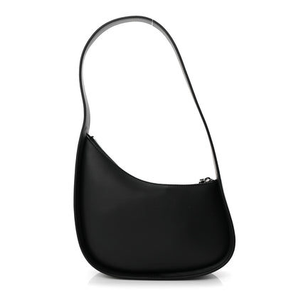 The Row Smooth Calfskin Half Moon Shoulder Bag Black 1 of 10