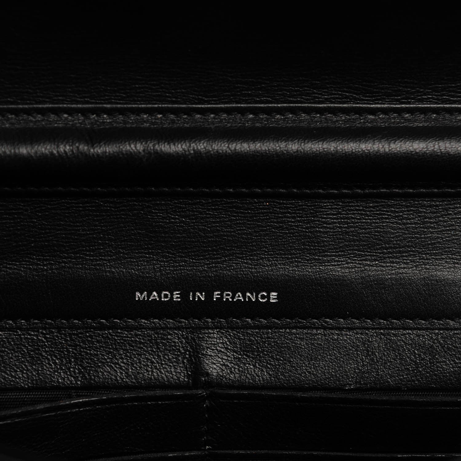 Chanel Patent Quilted Brilliant Wallet On Chain WOC Black 7 of 8