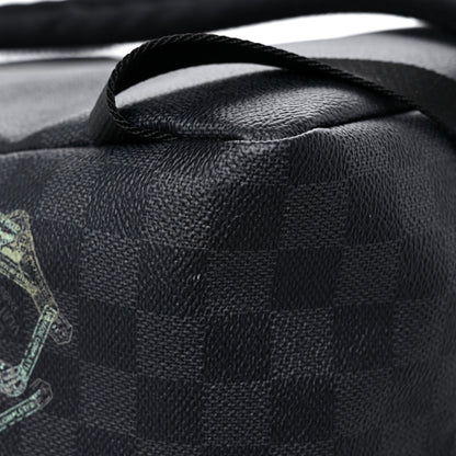 Louis Vuitton Damier Graphite Stamps Discovery Backpack PM 9 of 12