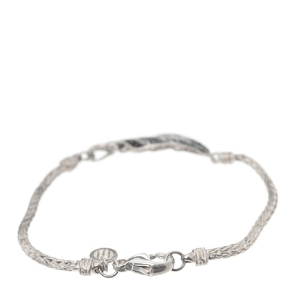 John Hardy Sterling Silver Black Sapphire Leaf Chain Bracelet 3 of 5