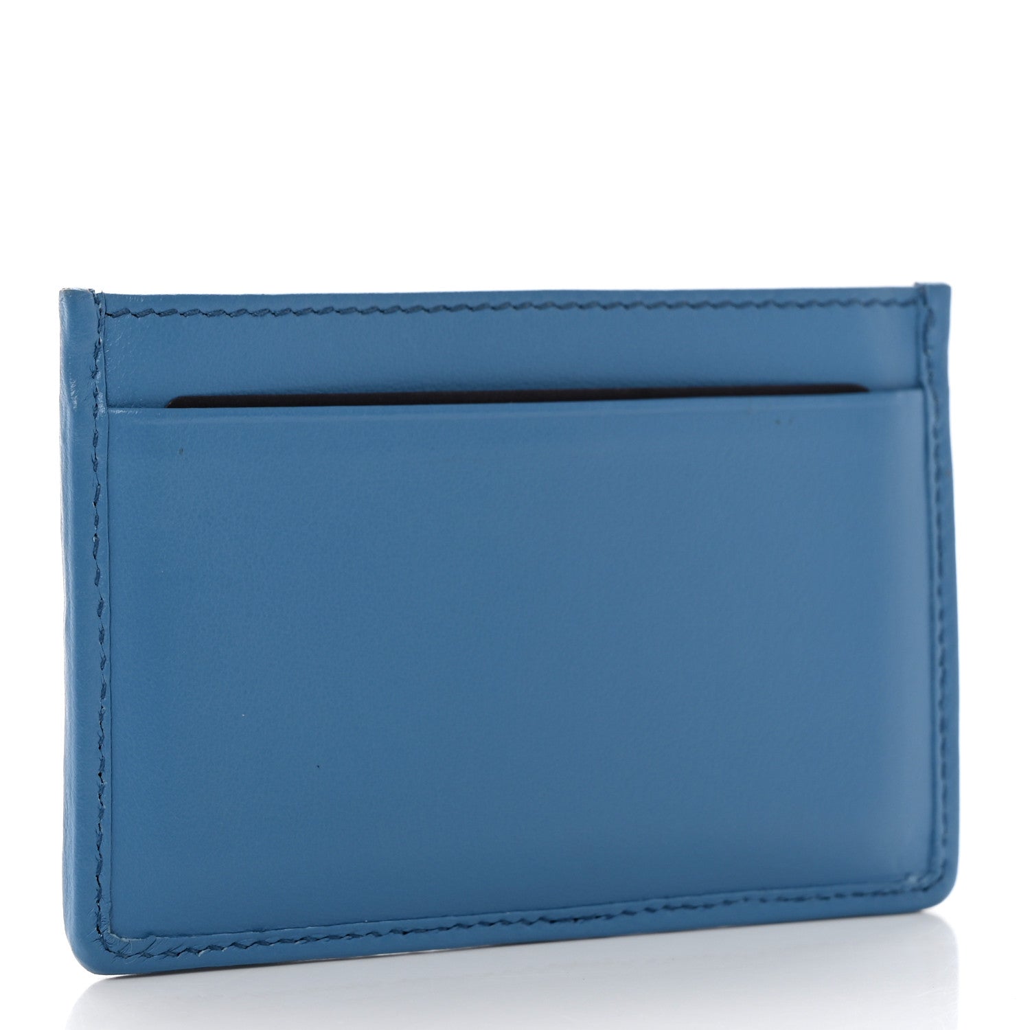 Prada Soft Calfskin Impunture Diagramme Card Holder Mare 3 of 8