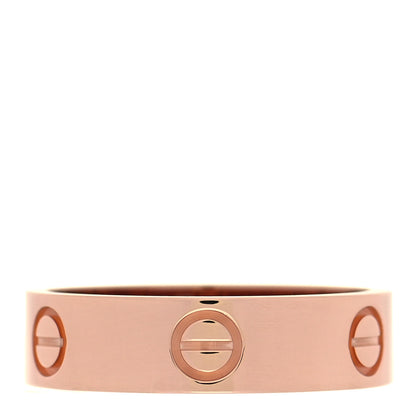 Cartier 18K Pink Gold 5.5mm LOVE Ring 58 8.25 3 of 5