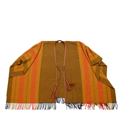 Hermes Merino Wool Cashmere Rocabar Poncho Paille 1 of 3