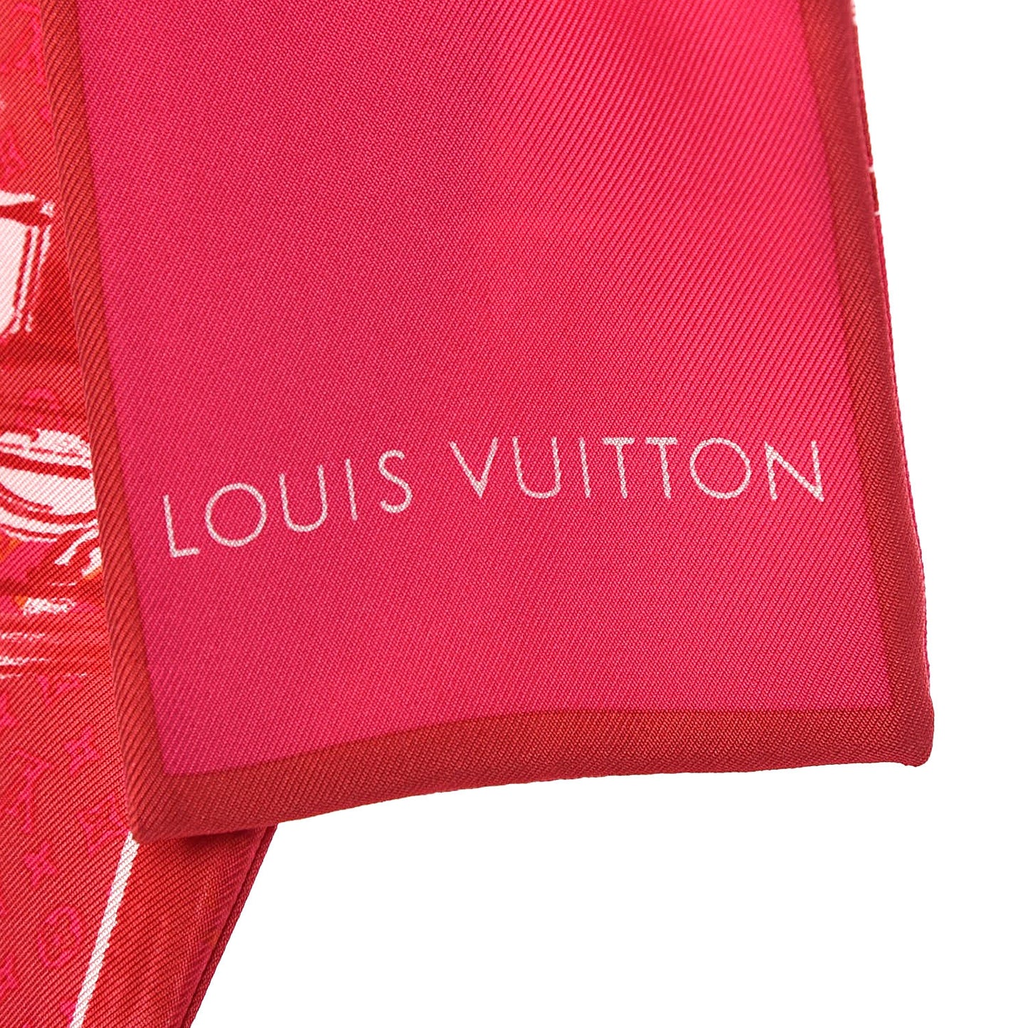 Silk Monogram Trunks Bandeau Fuchsia