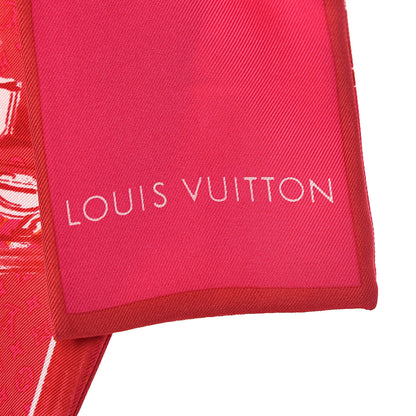 Louis Vuitton Silk Monogram Trunks Bandeau Fuchsia 2 of 2