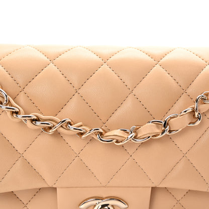 Chanel Lambskin Quilted Small Double Flap Beige 8 of 10
