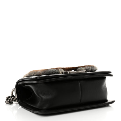 Chanel Orylag Rabbit Fur Calfskin Small Boy Flap Brown 4 of 13