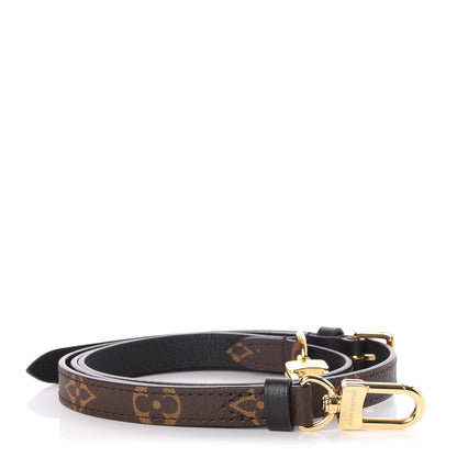 Louis Vuitton Calfskin Monogram Marignan Adjustable Shoulder Strap Black 1 of 3