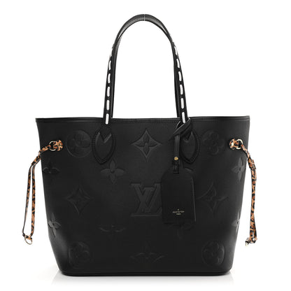 Louis Vuitton Empreinte Monogram Giant Wild At Heart Neverfull MM Black 3 of 10