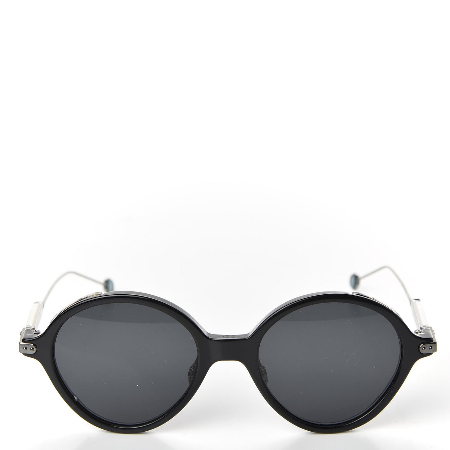 Acetate Umbrage Round Sunglasses Tortoise Black