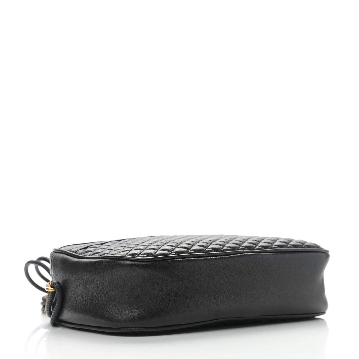 Lambskin Quilted Victoire Camera Bag Black