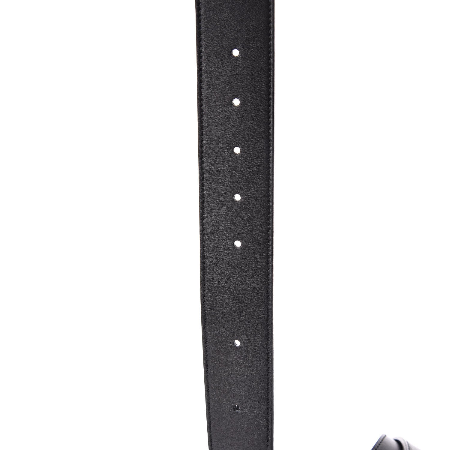 Gucci Moon Calfskin Nickel Double G 40mm Belt 110 44 Black 6 of 7