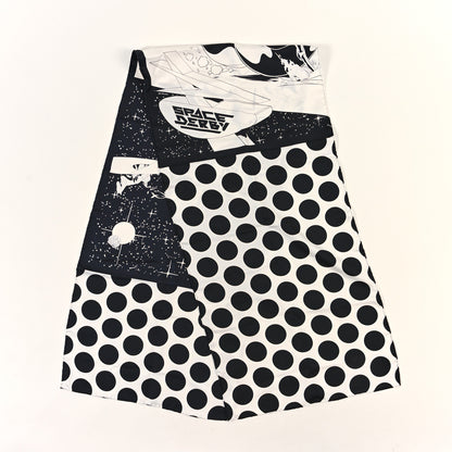 Hermes Silk Space Derby Muffler Black White 2 of 3