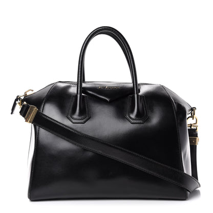 Givenchy Shiny Lord Calfskin Medium Antigona Black 1 of 19