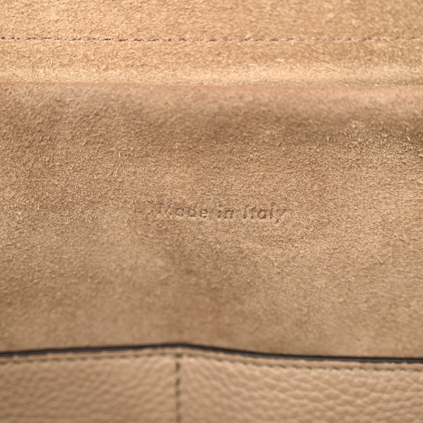 Grained Calfskin Mini Belt Bag Light Taupe
