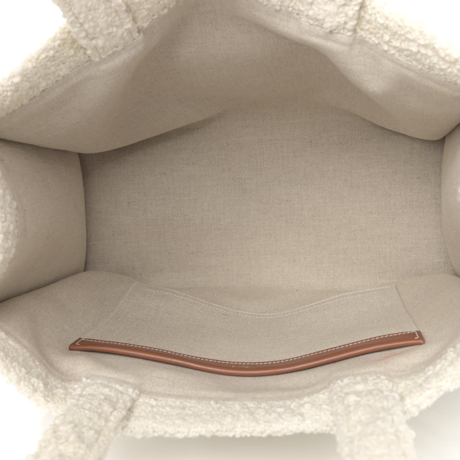Celine Stripe Triomphe Large Cabas Thais Khaki Tan 5 of 14
