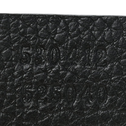 Gucci Grained Calfskin Logo Belt Bag Black 7 of 12