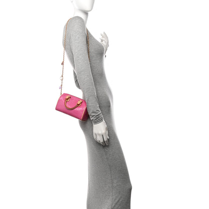Louis Vuitton Vernis Monogram Nano Speedy Neon Pink 2 of 10