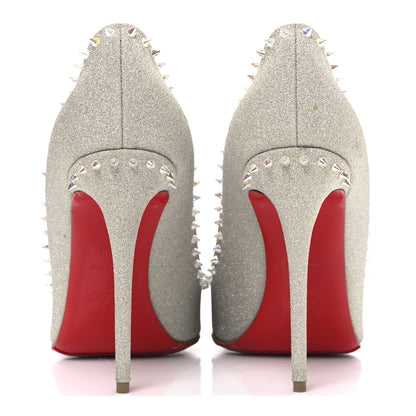 Christian Louboutin Glitter Anjalina 100 Pumps 40.5 Sunset 6 of 12