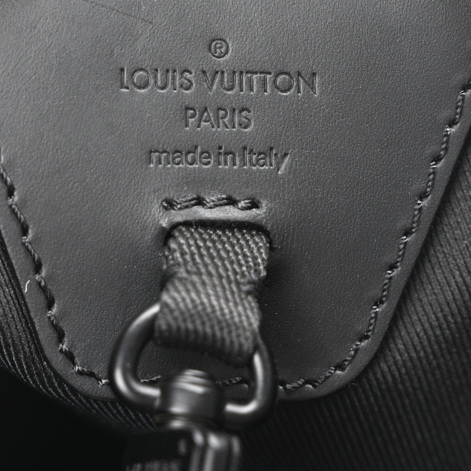 Louis Vuitton Calfskin Monogram Shadow Tote Black 6 of 9
