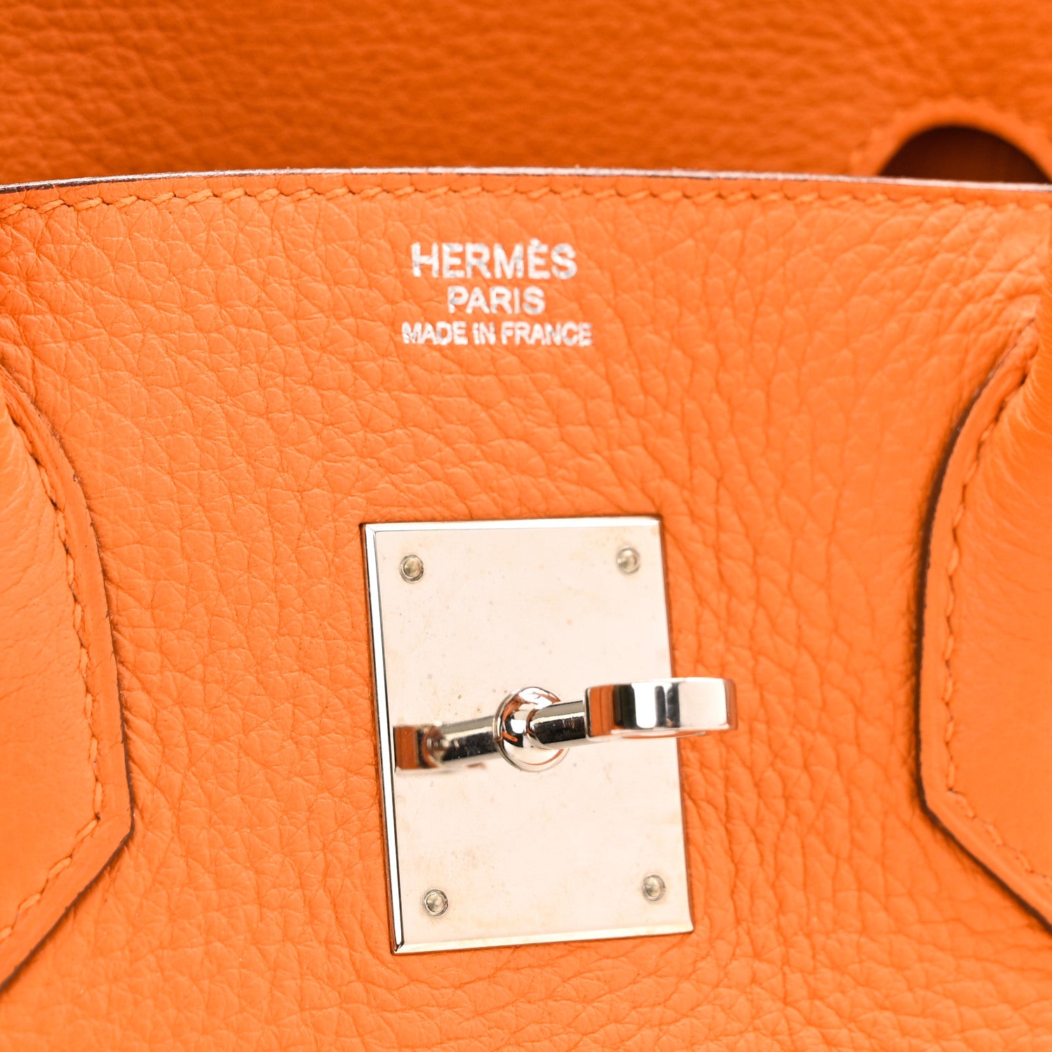 Hermes Togo Birkin 30 Orange 6 of 16