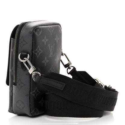 Louis Vuitton Monogram Eclipse Reverse Double Phone Pouch NM 3 of 10