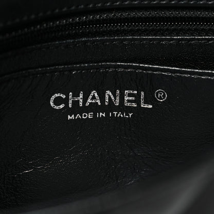 Chanel Striated Patent Quilted Mini Rectangular Flap Black 6 of 10
