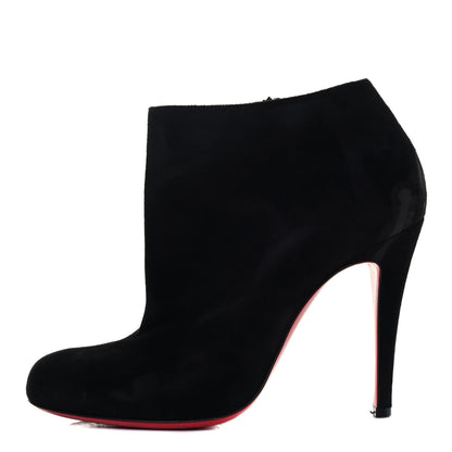 Christian Louboutin Veau Velours Belle 100 Ankle Boots 37 Black 1 of 7