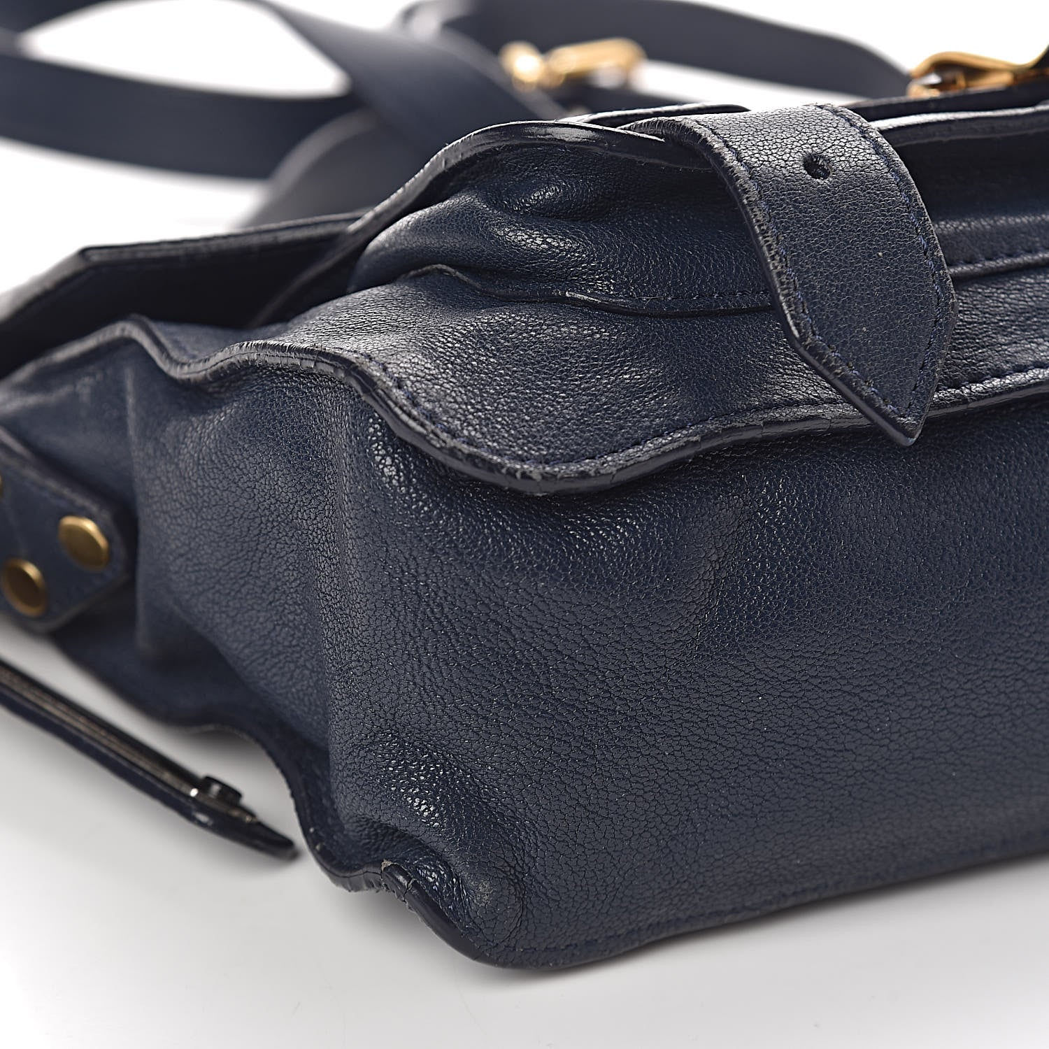 Proenza Schouler Lambskin Tiny PS1 Satchel Midnight 22 of 24