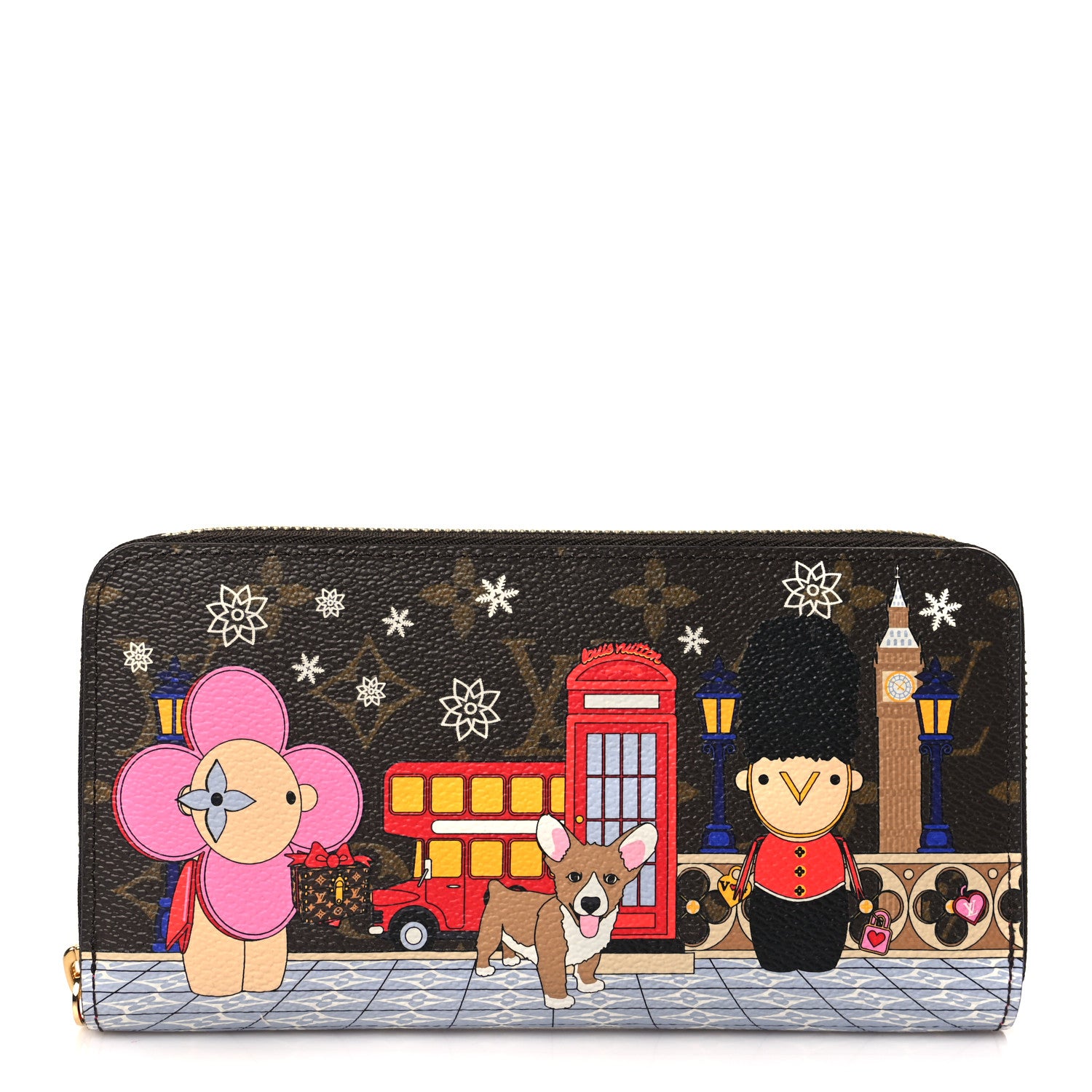 Louis Vuitton Monogram 2021 Christmas Animation London Zippy Wallet 1 of 6